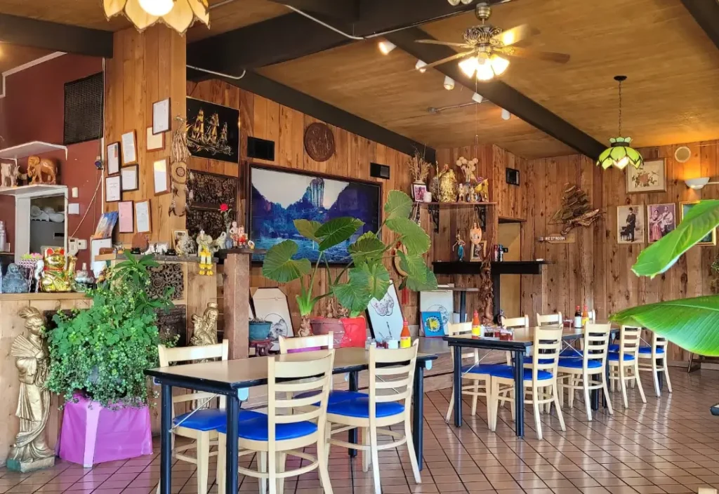 Cozy Thai restaurant interior