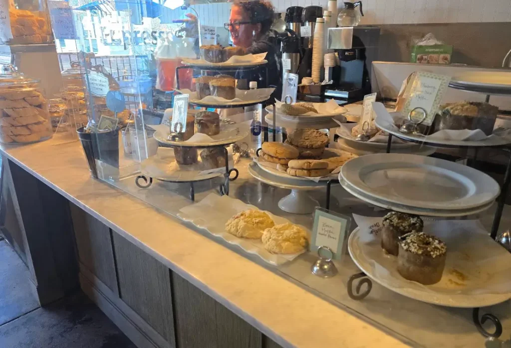 Baked goods counter