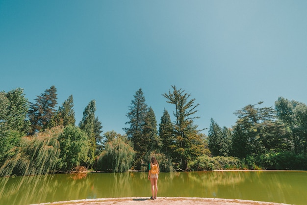 family vacation at california lake